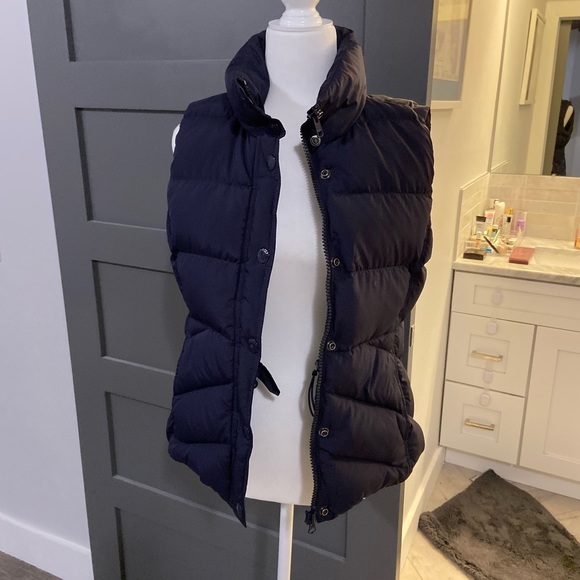 J. Crew Jackets & Blazers - J. Crew Puffer Vest, Navy, Size Medium